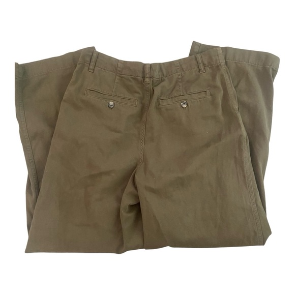 Free People x REVOLVE Abby Chino Sz 2 Baggy Cotton Army Green - Picture 3 of 6
